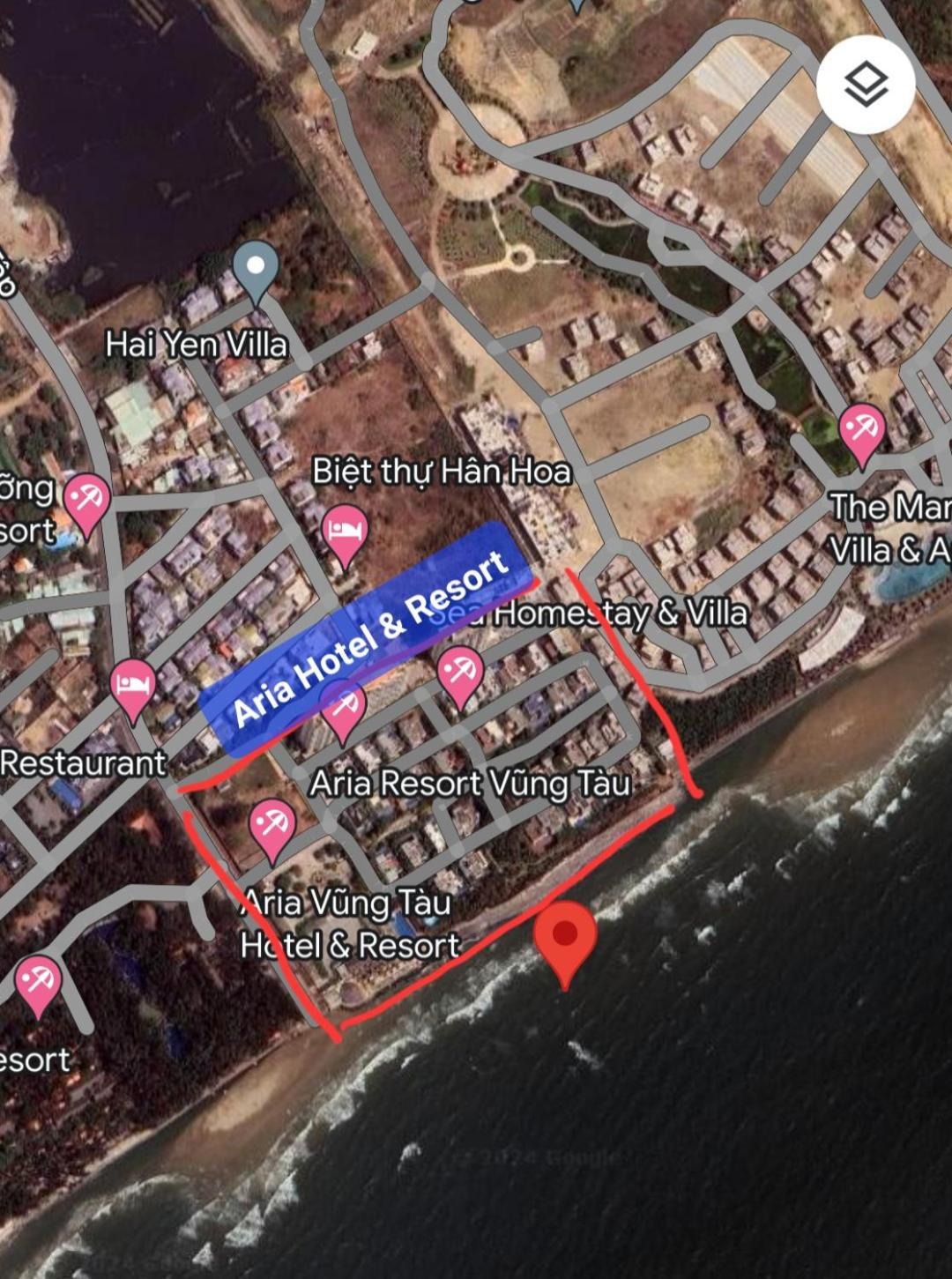 Can Ho Ven Bien 2 Pn 90M2 Tai Aria Vung Tau Co Ho Boi Esterno foto